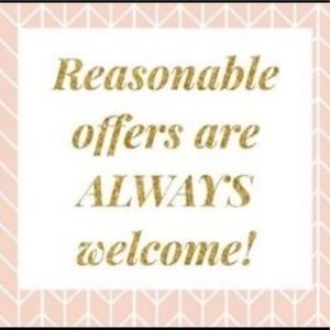 Accepting reasonable offers!!